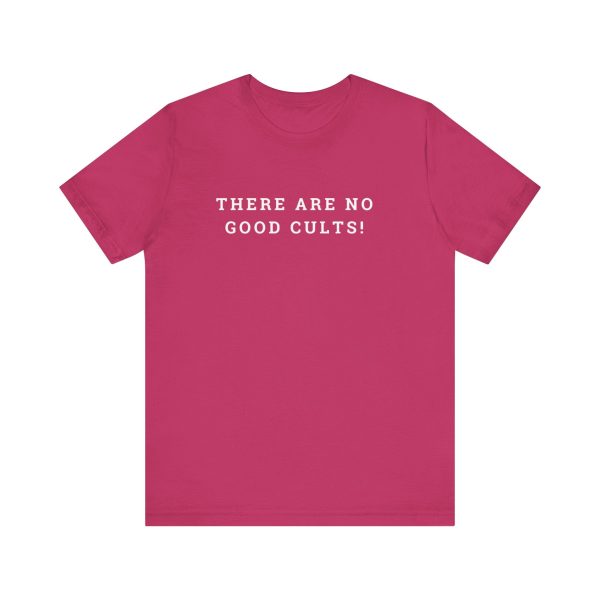 There Are No Good Cults!!! l Unisex Jersey Short Sleeve Tee Discount