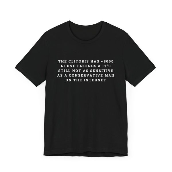 The Clitoris has ~8000 Nerve Endings Unisex Jersey Short Sleeve Tee For Sale