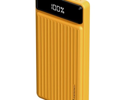 PORTRONICS Luxcell B 10K with 22.5W Fast Charge, Type-C PD output (Yellow) Supply