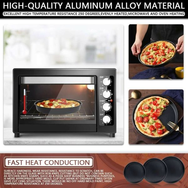 3-Piece Nonstick Pizza Baking Set on Sale