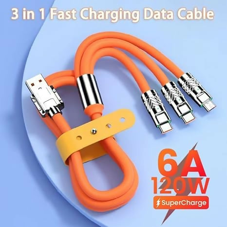 Universal 3-in-1 Fast USB Charging Cable Fashion