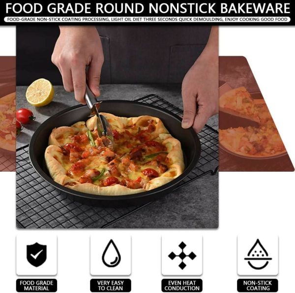 3-Piece Nonstick Pizza Baking Set on Sale