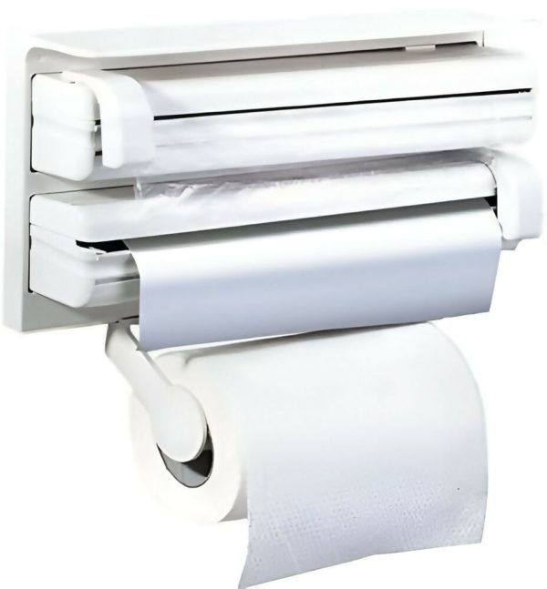 4-in-1 Tissue Paper Roll Holder with Spice Rack on Sale