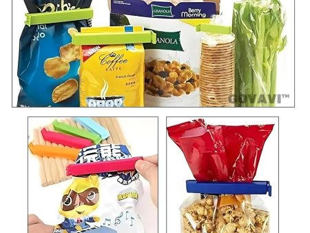 Food Storage Clips (Set of 18, Multi-Size & Multicolor) Cheap