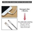 Ultimate Spiral Cable Protector Triple-Color 1.5m (Pack of 2) Online Sale