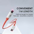 Portronics Konnect Dash Max 65W: Type-C to Type-C PD Fast Charging Cable (Red) Discount